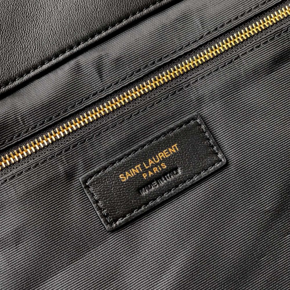 [Premium Quality] – Saint Laurent Icare Maxi Shopping Bag Black 13.8 Inches 698651Aaang1000